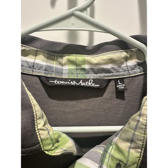 Travis Mathew Men’s Polo Gray Basic Performance Large Golf - Picture 2 of 5